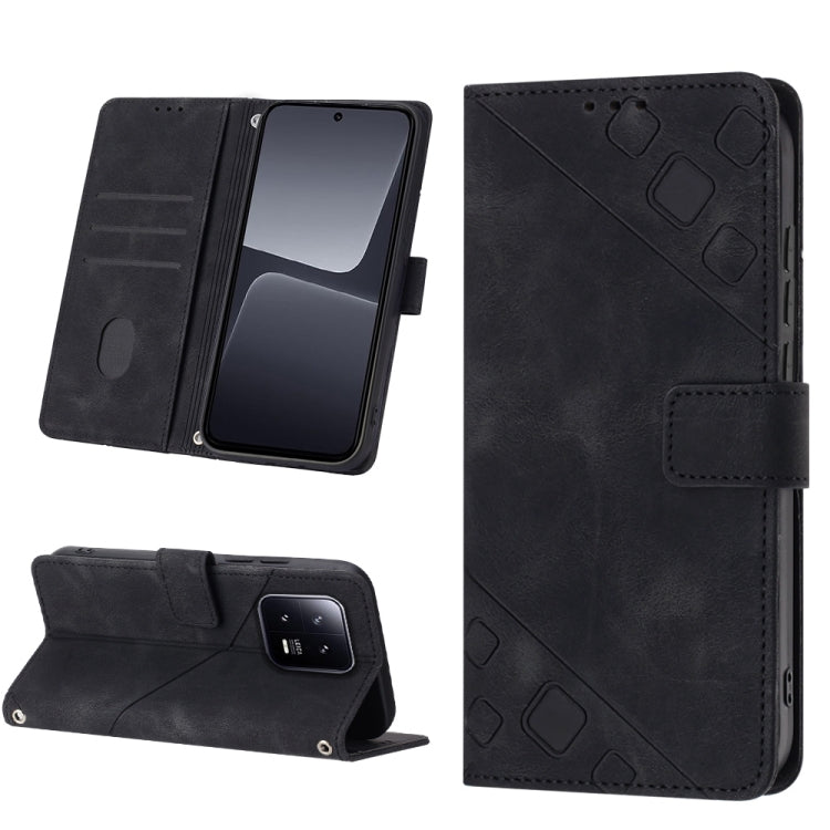 Skin-feel Embossed Leather Phone Case, For Nokia G22, For Xiaomi Poco C55 / Redmi 12C / 11A, For Xiaomi 13, For Xiaomi 13 Pro