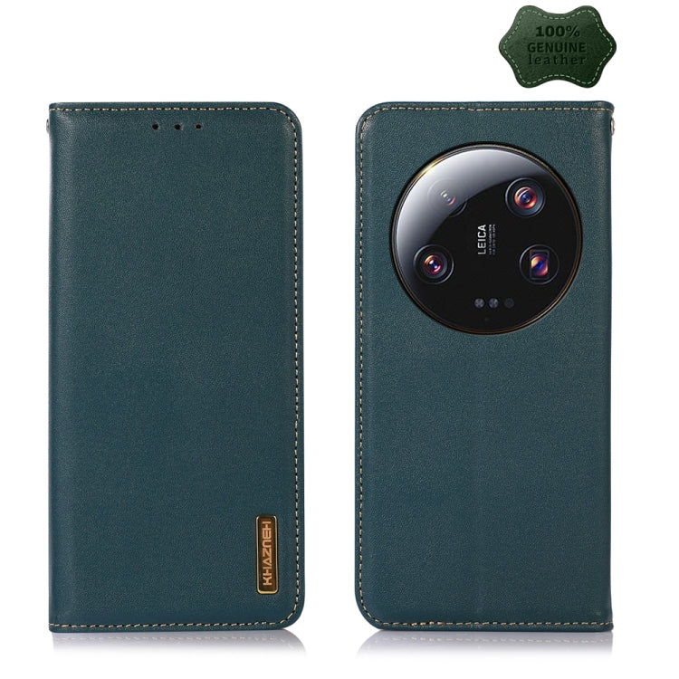 KHAZNEH Nappa Top Layer Cowhide Leather Phone Case, For Samsung Galaxy F14 5G, For Xiaomi 13 Ultra
