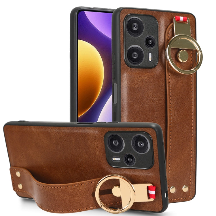 Wristband Leather Back Phone Case, For Xiaomi Redmi 12 4G, For Redmi Note 12S 4G, For Xiaomi 13 Ultra, For Redmi Note 12 4G Global, For Xiaomi Redmi Note 12 Turbo