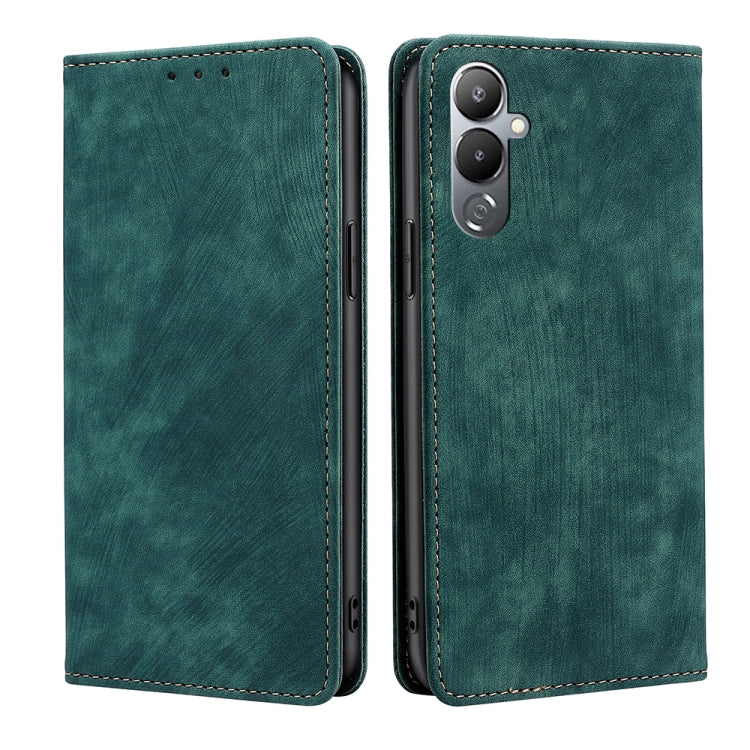RFID Anti-theft Brush Magnetic Leather Phone Case, For Tecno Pop 6 Pro, For Infinix Hot 20i, For Infinix Hot 20S, For Tecno Pova 4