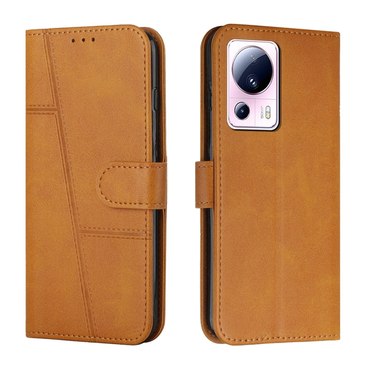 Stitching Calf Texture Buckle Leather Phone Case, For Xiaomi Redmi Note 12 4G Global, For Xiaomi 13 Ultra, For Xiaomi Civi 2 / 13 Lite