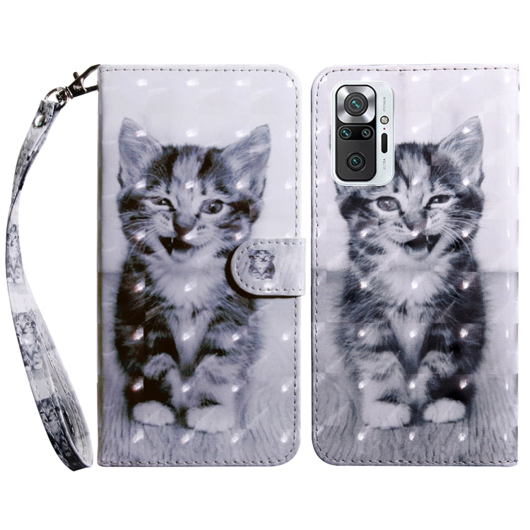 3D Painted Pattern Leather Phone Case, For Xiaomi 12, For Xiaomi Redmi Note 10 Pro