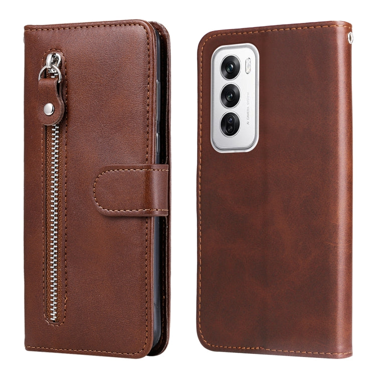 Fashion Calf Texture Zipper Leather Phone Case, For OPPO Reno12 F 4G, For OPPO Reno12 F 5G Global, For OPPO A3 Pro 5G Global / India, For OPPO Reno12 5G Global
