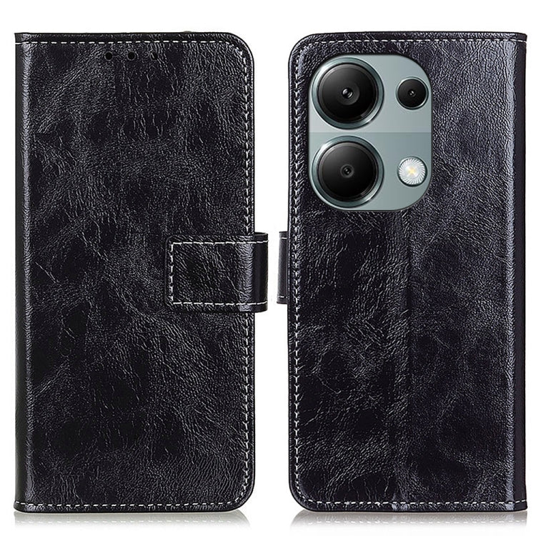 Retro Crazy Horse Texture Leather Phone Case, For Xiaomi Poco F6 / Redmi Turbo 3, For Xiaomi Poco F6 Pro, For Xiaomi Redmi K70 5G / K70 Pro 5G, For Xiaomi Redmi Note 13 Pro 4G/Poco M6 Pro 4G