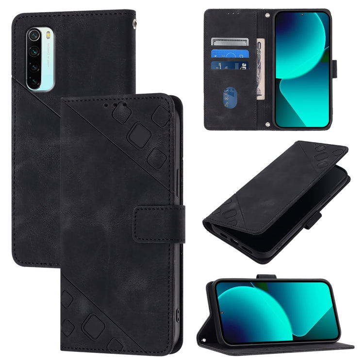 Skin Feel Embossed Leather Phone Case, For Xiaomi Mi 10 Lite 5G, For Xiaomi Redmi 8 / Redmi 8A, For Xiaomi Mi CC9 / Mi 9 Lite, For Xiaomi Redmi Note 8