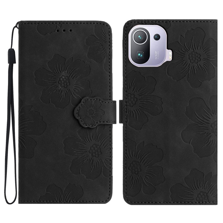 Flower Embossing Pattern Leather Phone Case, For Xiaomi Mi 10T 5G / 10T Pro 5G, For Xiaomi Mi 10T Lite 5G, For Xiaomi Mi 11 Lite, For Xiaomi Mi 11 Pro