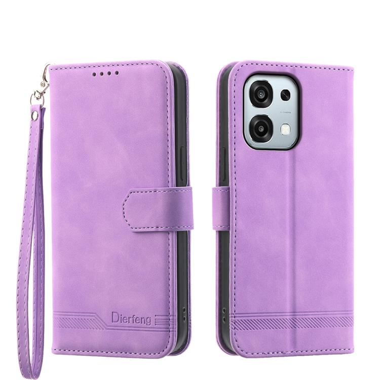 Dierfeng Dream Line TPU Hybrid PU Leather Phone Case, For OPPO Reno15 F 5G, For OPPO Reno15 5G / Reno 15c 5G, For OPPO A6x 5G / A6 5G Global, For OPPO A6 Pro 4G / 5G Global / F31 5G
