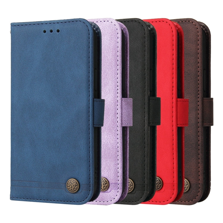Skin Feel Life Tree Metal Button Leather Phone Case, For Xiaomi 13T / Redmi K60 Ultra, For Xiaomi Redmi K70 / K70 Pro, For Xiaomi Redmi Poco F5, For Xiaomi Redmi K60 / K60 Pro