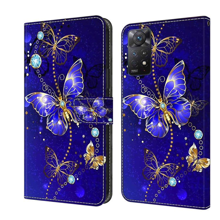 Crystal 3D Shockproof Protective Leather Phone Case, For Xiaomi Redmi Note 11 Pro 5G / 4G Global