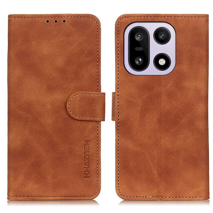KHAZNEH Retro Texture Leather Phone Case, For OnePlus Nord CE6 Lite 5G Global, For OnePlus Ace 6 Ultra, For OnePlus 15T, For OnePlus Turbo 6 / 6V, For OnePlus 15R 5G/Ace 6/Ace 6T 5G, For OnePlus 15