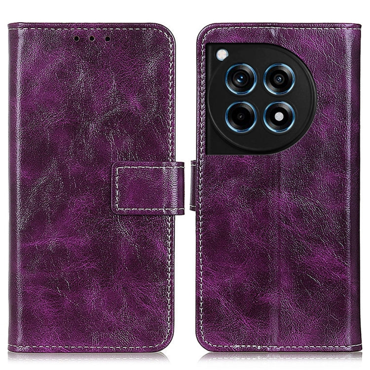 Retro Crazy Horse Texture Leather Phone Case, For OnePlus Nord 4, For OnePlus Nord CE4 Lite, For OnePlus Nord CE4 5G / K12 5G, For OnePlus 12R/Ace 3