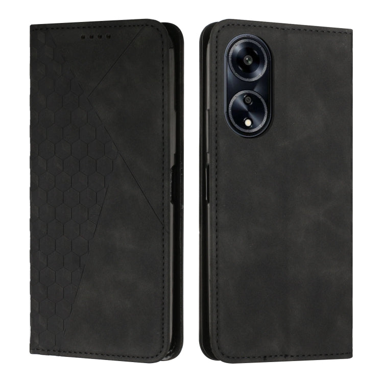 Diamond Splicing Skin Feel Magnetic Leather Phone Case, For OPPO Reno10 5G/Reno10 Pro 5G Global, For OPPO A78 4G, For OPPO Reno10 Pro+, For OPPO A1 5G/A98/F23 5G