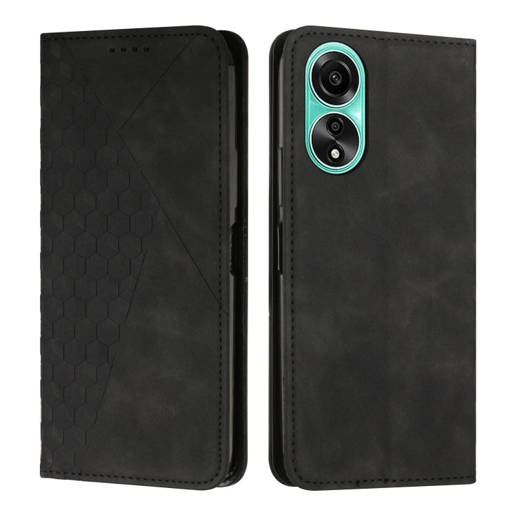 Diamond Splicing Skin Feel Magnetic Leather Phone Case, For OPPO Reno11 5G Global, For OPPO Reno11 Pro Global, For OPPO A38 / A18, For OPPO A58 4G