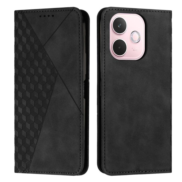 Diamond Splicing Skin Feel Magnetic Leather Phone Case, For OPPO Reno14 Global / Reno14 F 5G, For OPPO A5x 5G Global, For OPPO Reno14 Pro Global, For OPPO A5 Pro 5G Global