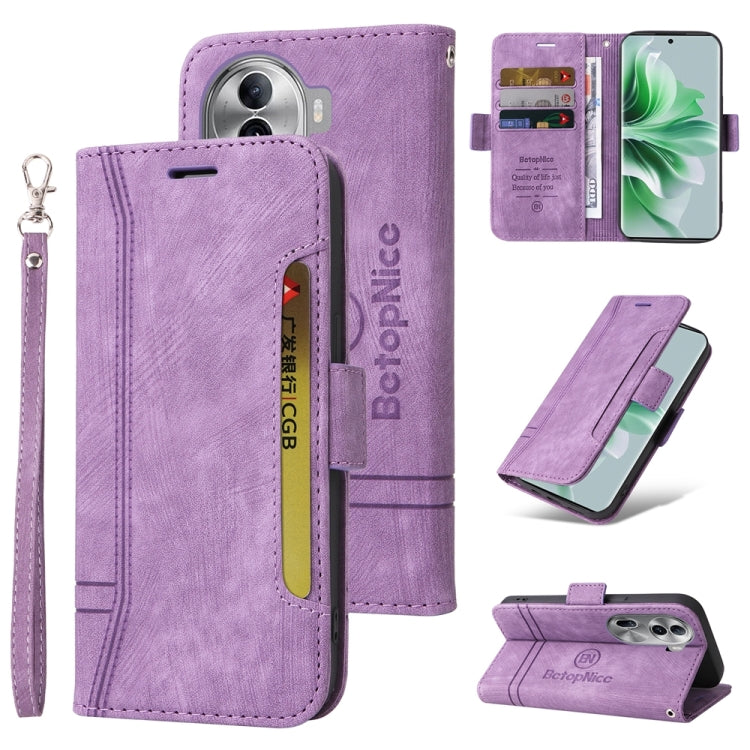 BETOPNICE Dual-side Buckle Leather Phone Case, For OPPO Reno11 5G Global, For OPPO A58 4G, For OPPO Reno10 5G Global/Reno10 Pro 5G Global, For OPPO Reno11 Pro 5G Global