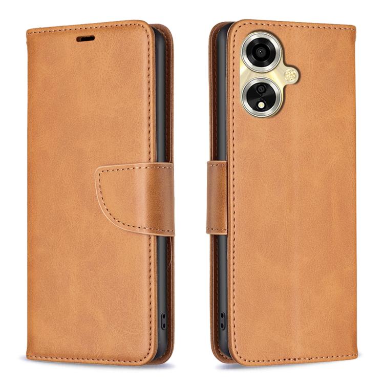 Lambskin Texture Leather Phone Case, For OPPO A78 5G, For OPPO A98 5G, For OPPO A79 5G, For OPPO A59 5G