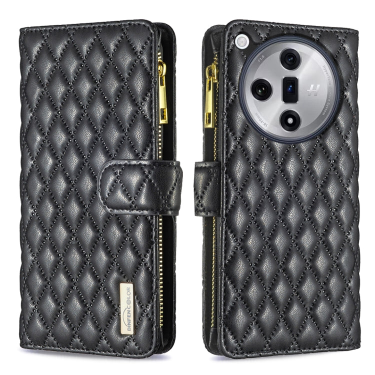 Diamond Lattice Zipper Wallet Leather Flip Phone Case, For OPPO Reno16 F 5G/Reno16 FS 5G, For OPPO Reno16/Reno16 Pro 5G Global, For OPPO Find X7, For OPPO Find X7 Ultra