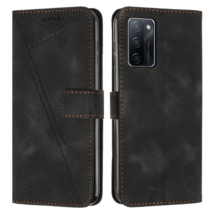 Dream Triangle Leather Phone Case with Lanyard, For OPPO A57 5G 2022, For OPPO A96 5G, For OPPO Reno7 5G, For OPPO A55s JP Version