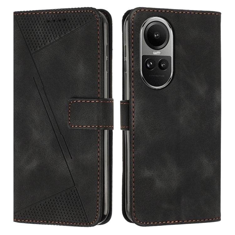 Dream Triangle Leather Phone Case with Lanyard, For OPPO Reno11 F, For OPPO A38, For OPPO A58 4G, For OPPO Reno10 5G / Reno10 Pro 5G Global