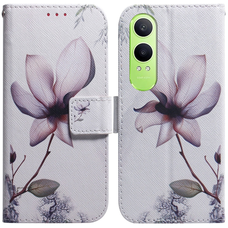 Coloured Drawing Flip Leather Phone Case, For OnePlus Ace 3 Pro, For OnePlus Nord CE4 Lite
