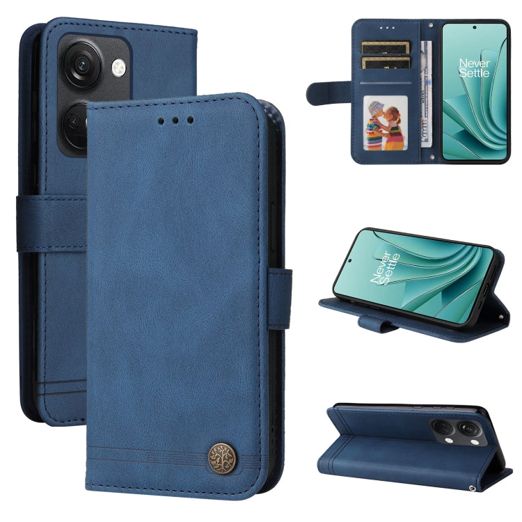 Skin Feel Life Tree Metal Button Leather Phone Case, For OnePlus Nord 3 / Ace 2V