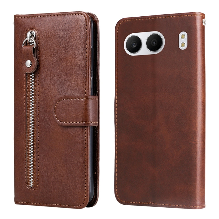 Fashion Calf Texture Zipper Leather Phone Case, For OnePlus Ace 5 Racing / Nord CE5, For OnePlus 13R / Ace 5 / Ace 5 Pro, For OnePlus 13, For OnePlus Nord 4
