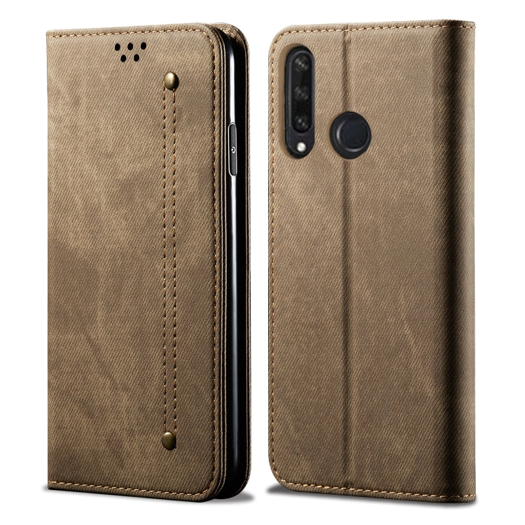 Denim Texture Casual Style Horizontal Flip Leather Case with Holder & Card Slots & Wallet, For Samsung Galaxy A21s, For Huawei P Smart(2020), For Huawei Y5P, For Huawei Y6P