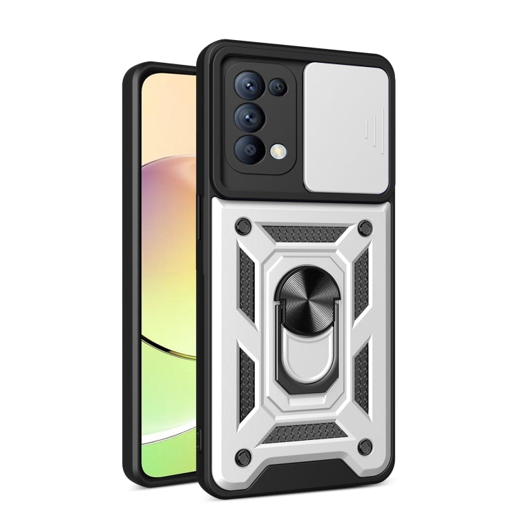 Sliding Camera Cover Design TPU+PC Phone Case, For OPPO A58 4G Global, For OPPO Find X8 Pro, For OPPO Reno5 4G / 5G