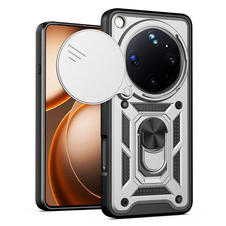 Sliding Camera Cover Design TPU+PC Phone Case, For OPPO Reno16 F 5G Global, For OPPO Reno16 5G Global, For OPPO Find X9 Ultra