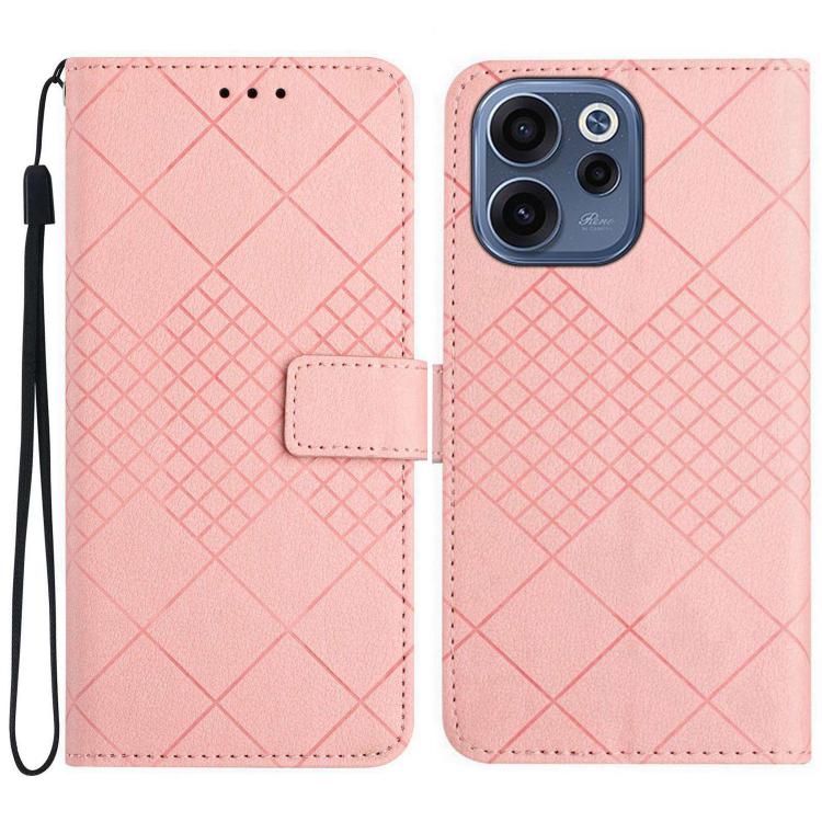 Rhombic Grid Texture Leather Phone Case, For OPPO Reno16 F / Reno16 FS 5G, For OPPO Reno16 / Reno16 Pro 5G Global, For OPPO A6 5G Global / A6x 5G, For OPPO Reno15 F 5G Global