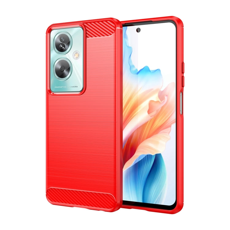Carbon Fiber Brushed Texture TPU Phone Case, For OPPO K12x, For OPPO Reno11 Pro Global, For OPPO A2 5G, For OPPO A2M 5G, For OPPO A18 4G, For OPPO A38 4G, For OPPO A79 5G
