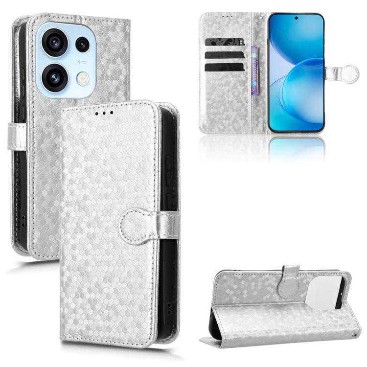 Honeycomb Dot Texture Leather Phone Case, For OPPO A7 Pro Max, For OPPO Reno16 F 5G / Reno16 FS 5G, For OPPO Reno15 A 5G, For OPPO Reno16 Pro 5G / Reno16 5G Global