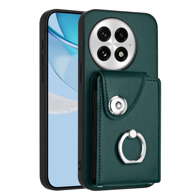Organ Card Bag Ring Holder PU Phone Case, For OnePlus Nord CE4 Lite 5G / OPPO K12x, For OnePlus 13T, For OnePlus Ace 5 / 5 Pro / 13R, For OnePlus 13 5G