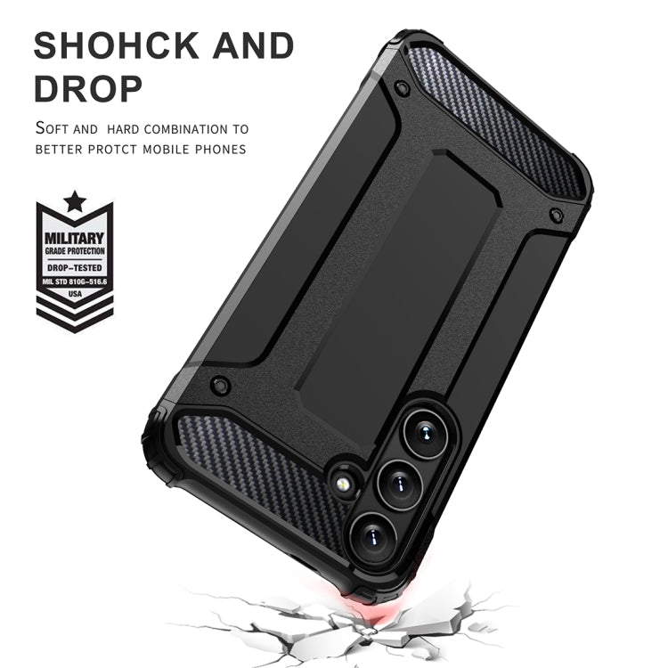 Magic Armor TPU Hybrid PC Phone Case, For Samsung Galaxy S24 FE 5G, For Samsung Galaxy S24 Ultra 5G, For Samsung Galaxy S24+ 5G