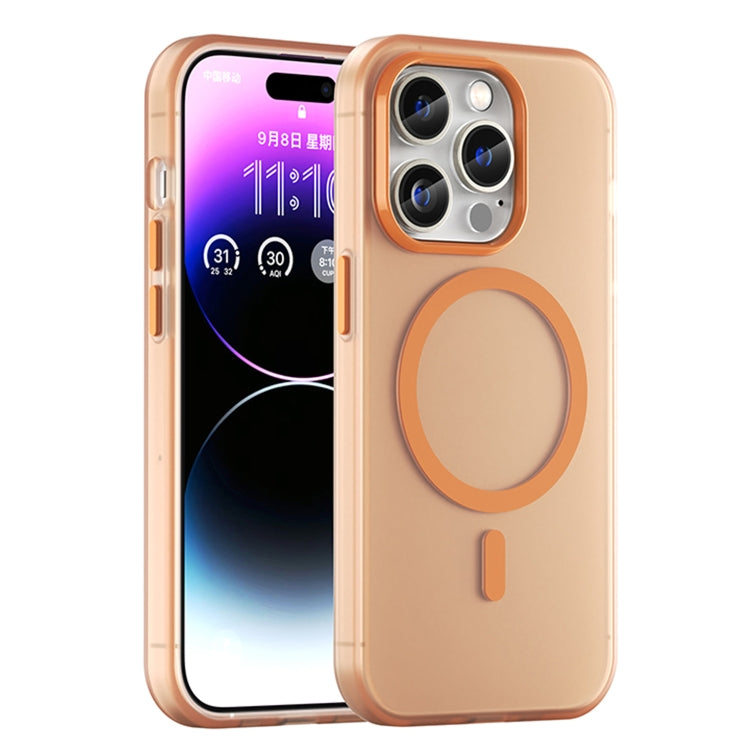 MagSafe Frosted Translucent TPU + PC Full Coverage Phone Case, For iPhone 14 Pro, For iPhone 14 Pro Max