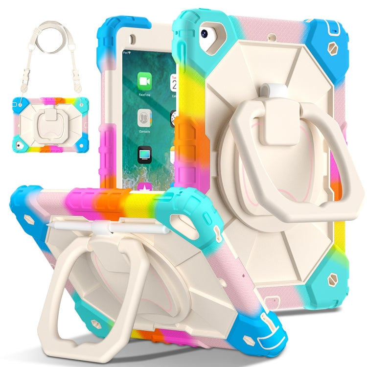 Contrast Color Robot Silicone Hybrid PC Tablet Case, For iPad 10.2 2021 / 2020 / 2019, For iPad Air / Air 2 / 9.7 2018/2017