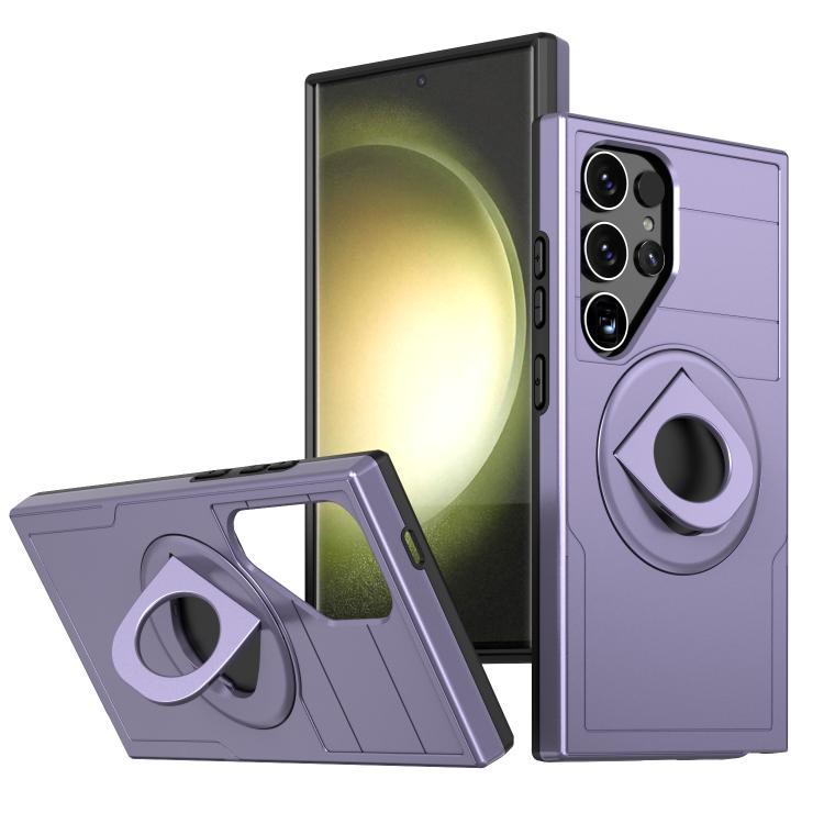 Armor MagSafe Ring Holder Phone Case, For Samsung Galaxy S25 5G, For Samsung Galaxy S25+ 5G, For Samsung Galaxy S25 Ultra 5G