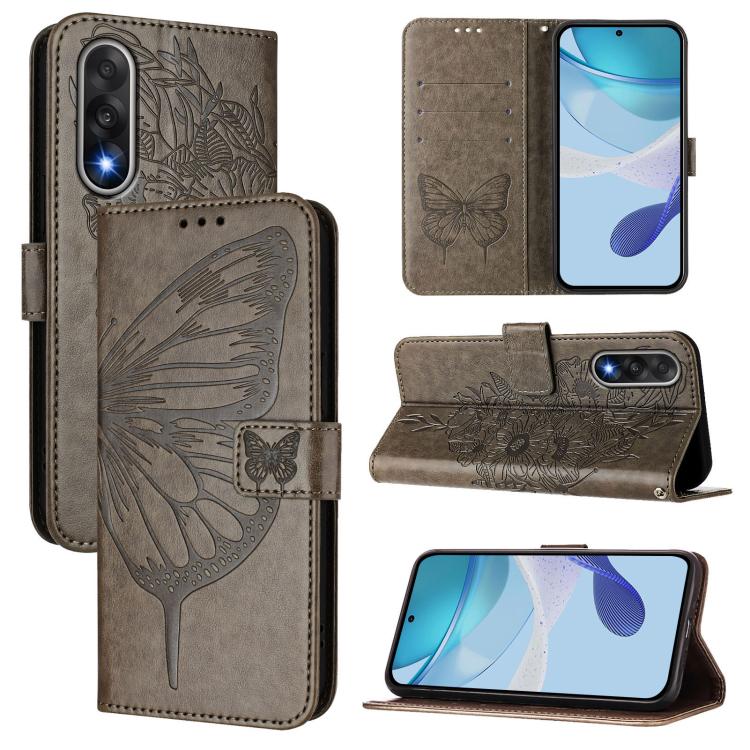 Embossed Butterfly Leather Phone Case, For OnePlus Turbo 6X Pro 5G, For OnePlus Turbo 6, For OnePlus Ace 5 Ultra