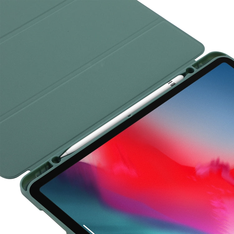 Skin Feel Tri-fold Leather Tablet Case with Pen Slot, For iPad Pro 13 2025 / 2024, For iPad Pro 11 2025 / 2024