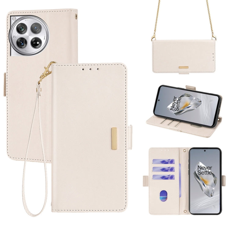 Crossbody Chain Leather Phone Case, For OnePlus Ace 5 5G Racing, For OnePlus Nord CE4 5G, For OnePlus 12 5G