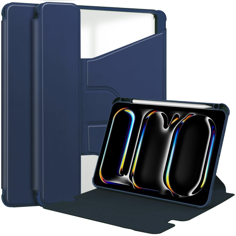 Transparent Rotation Smart Leather Tablet Case, For iPad Air 13 2026 / 2025 / 2024, For iPad Air 11 2026 / 2025 / 2024, For iPad Pro 13 2025 / 2024, For iPad Pro 11 2025 / 2024
