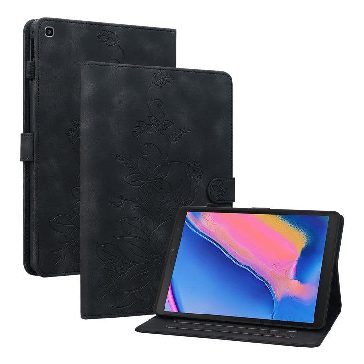 Lily Embossed Leather Tablet Case, For Samsung Galaxy Tab S5e T720, For Samsung Galaxy Tab A 10.1 2019, For Samsung Galaxy Tab A 8.0 2019