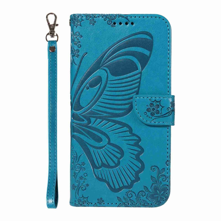 Swallowtail Butterfly Embossed Leather Phone Case, For OnePlus 9