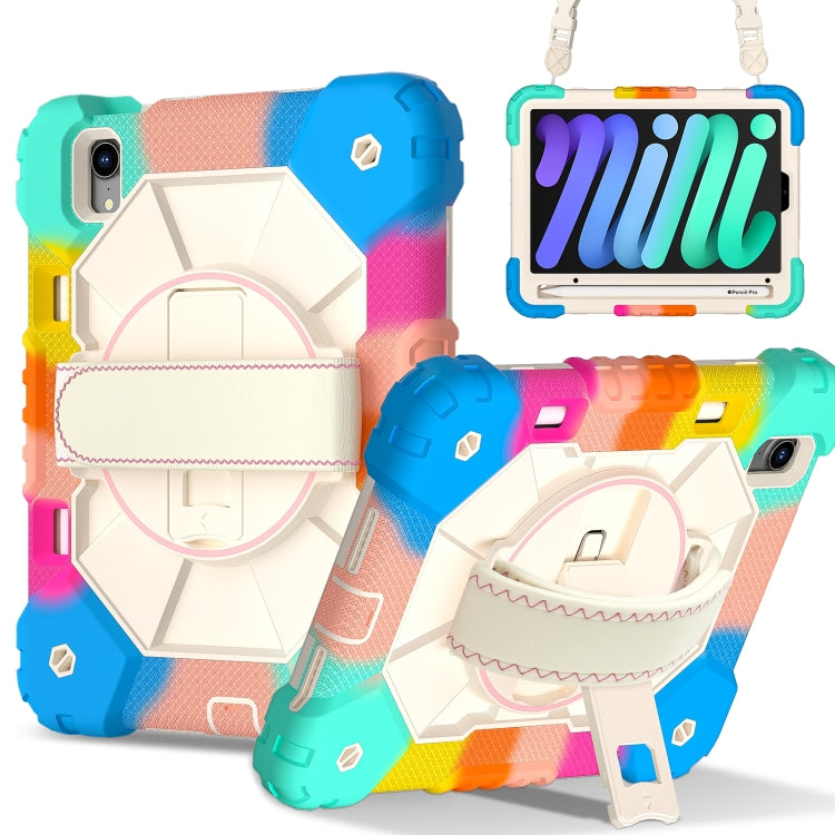 Contrast Color Robot Silicone Hybrid PC Tablet Case, For iPad 2025 / 2022, For iPad mini 2024 / mini 6