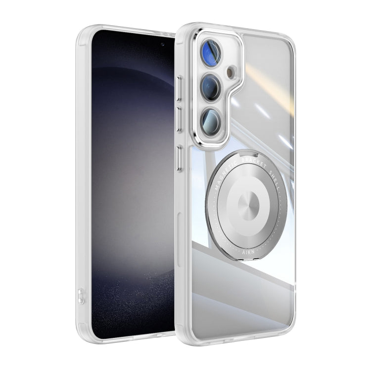 360 Holder MagSafe Acrylic Hybrid TPU Phone Case, For Samsung Galaxy S26+ 5G, For Samsung Galaxy S26 Ultra 5G, For Samsung Galaxy S26 5G, For Samsung Galaxy S25 5G