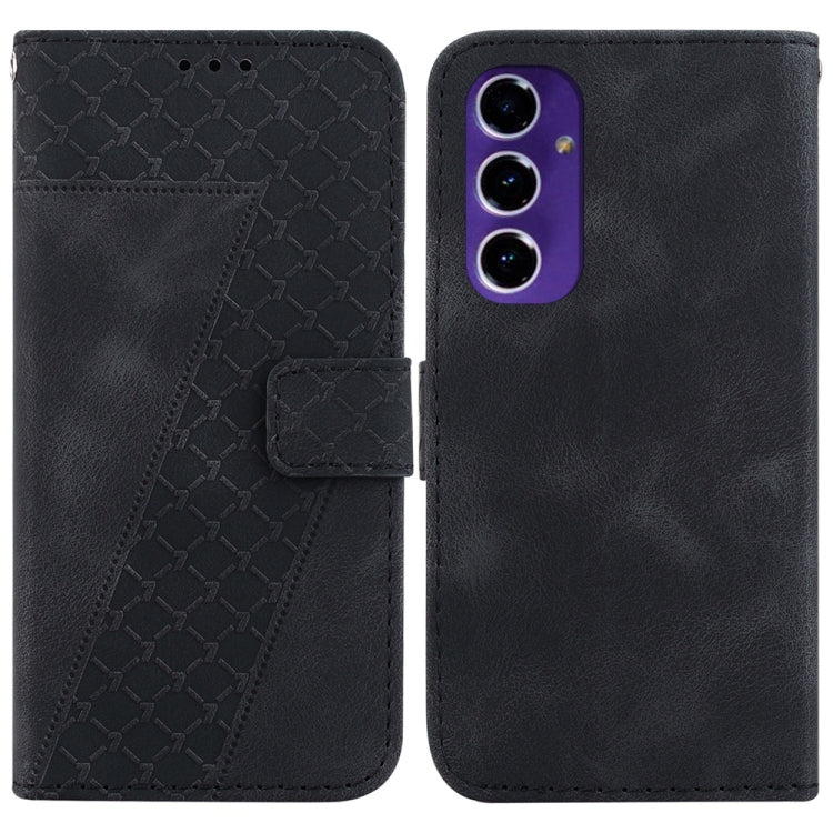Seven-shaped Embossed Leather Phone Case, For Samsung Galaxy S24 FE 5G