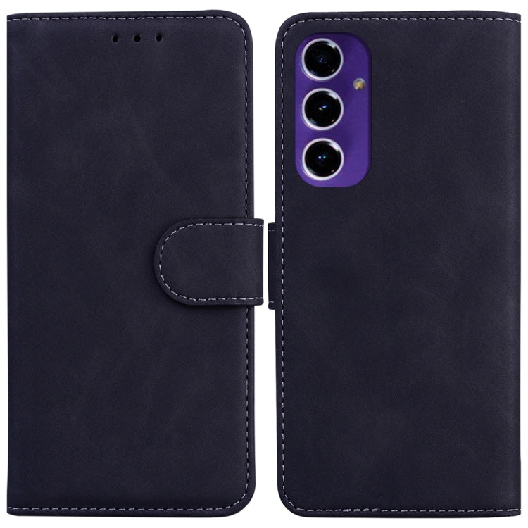 Skin Feel Pure Color Flip Leather Phone Case, For Samsung Galaxy S25+ 5G, For Samsung Galaxy S25 Ultra 5G, For Samsung Galaxy S24 FE 5G
