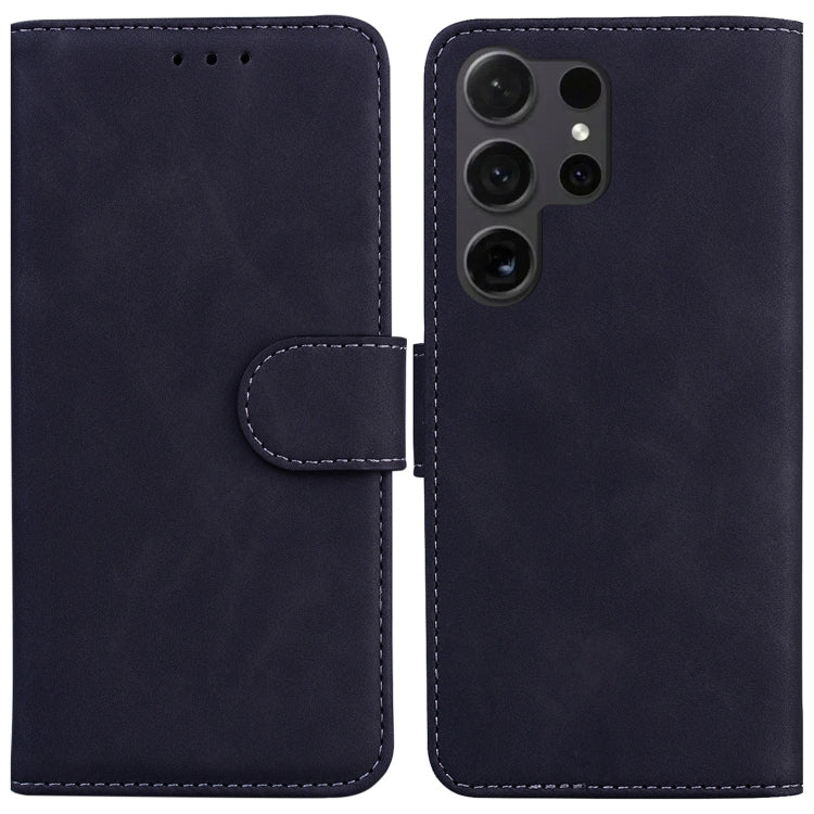 Skin Feel Pure Color Flip Leather Phone Case, For Samsung Galaxy S25 Edge 5G, For Samsung Galaxy S25 5G, For Samsung Galaxy S25+ 5G, For Samsung Galaxy S25 Ultra 5G