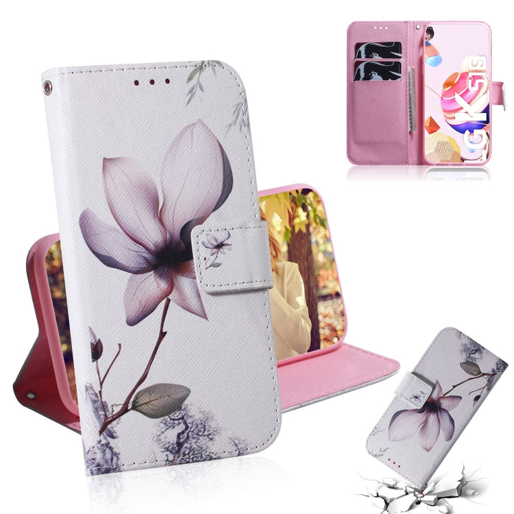 Coloured Drawing Horizontal Flip Leather Case, with Holder & Card Slots & Wallet, For iPhone 12 Pro Max, For LG K41S