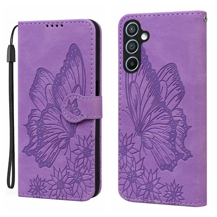 Retro Skin Feel Butterflies Embossing Horizontal Flip Leather Phone Case, For Galaxy S26 FE 5G, For Samsung Galaxy S26+ 5G, For Samsung Galaxy S26 Ultra 5G, For Samsung Galaxy S26 5G